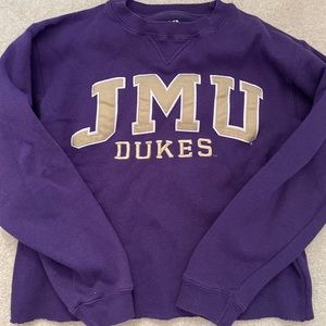 COPY - cropped JMU sweatshirt